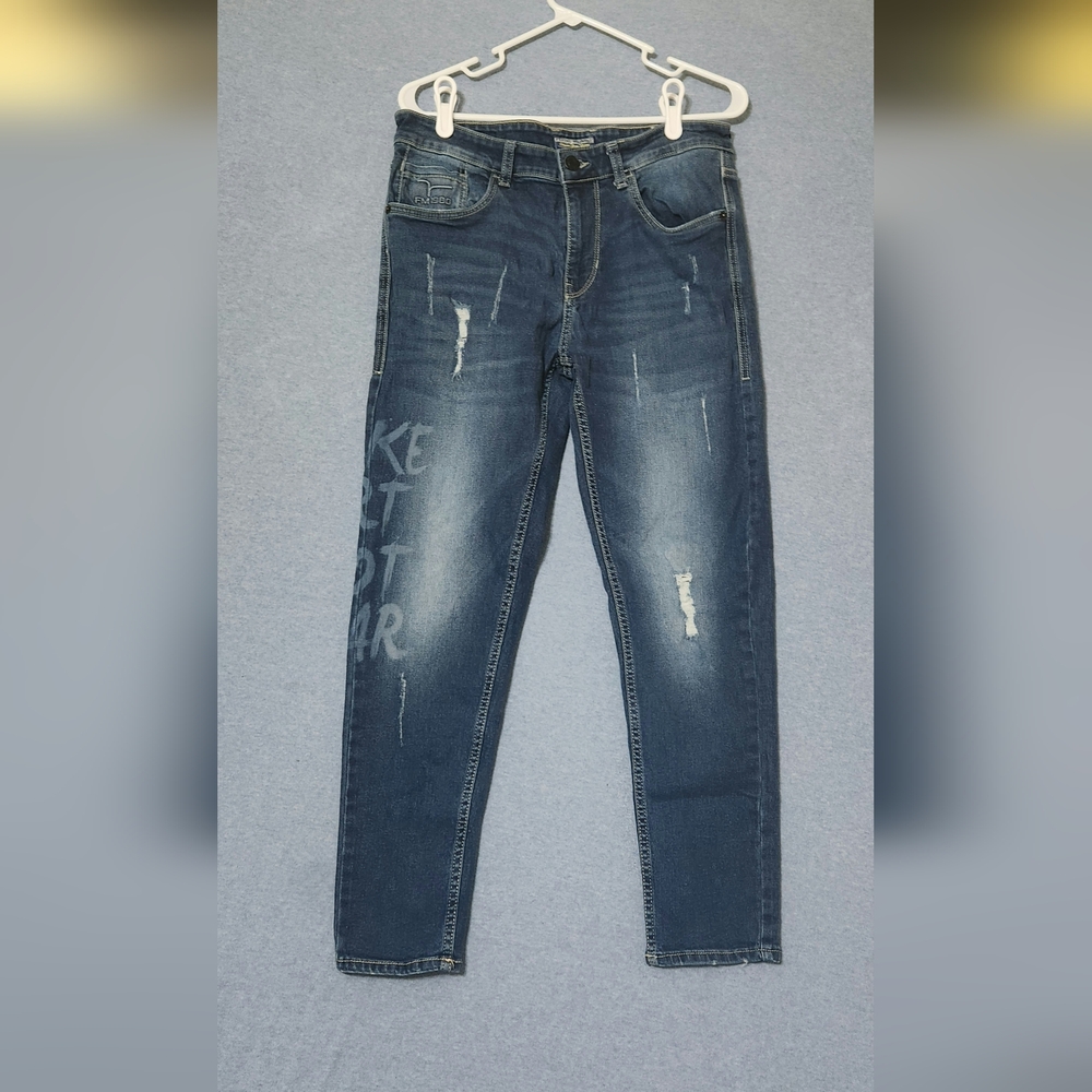 Flying Machine Distressed Jeans. Size 32